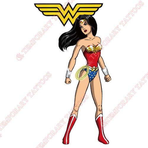 Wonder Woman Customize Temporary Tattoos Stickers NO.370